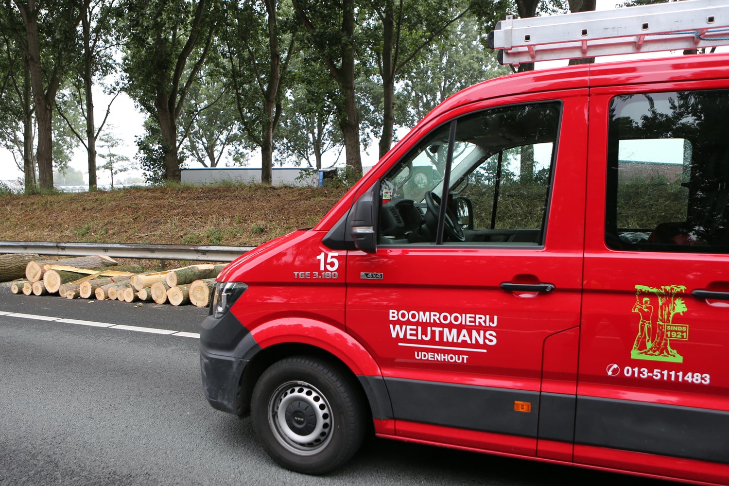Bomen rooien rijksweg A20 - Foto 5