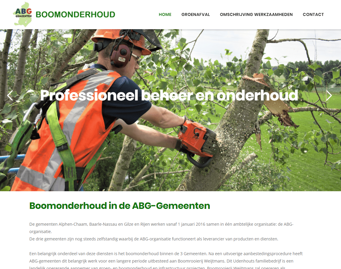 Boomonderhoud ABG-Gemeenten