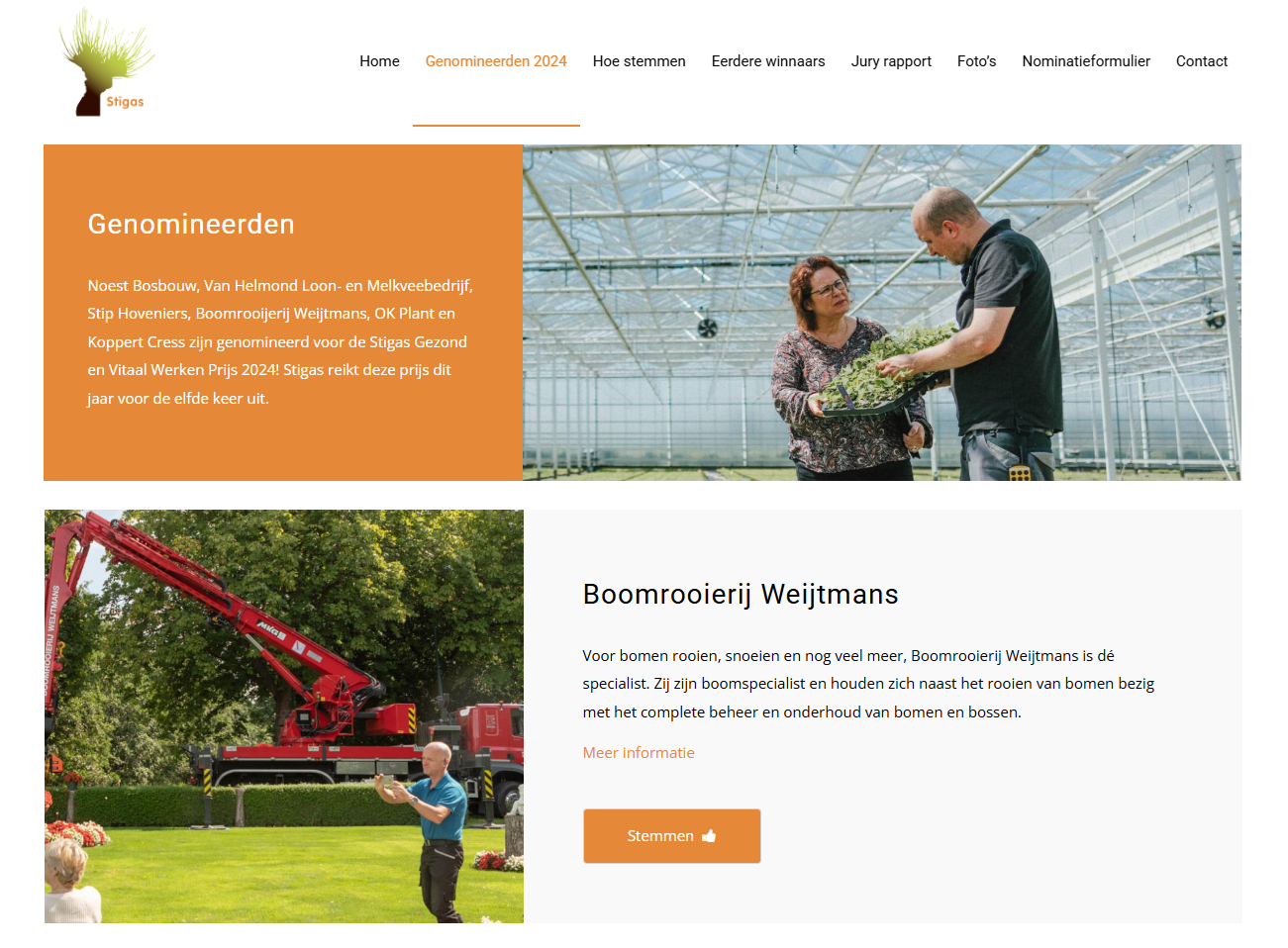 Weijtmans Stigas genomineerd, help je ons?