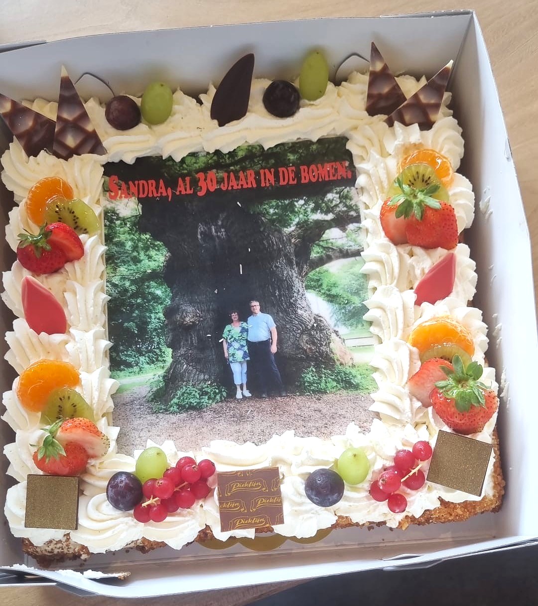 Sandra 30 jaar in dienst